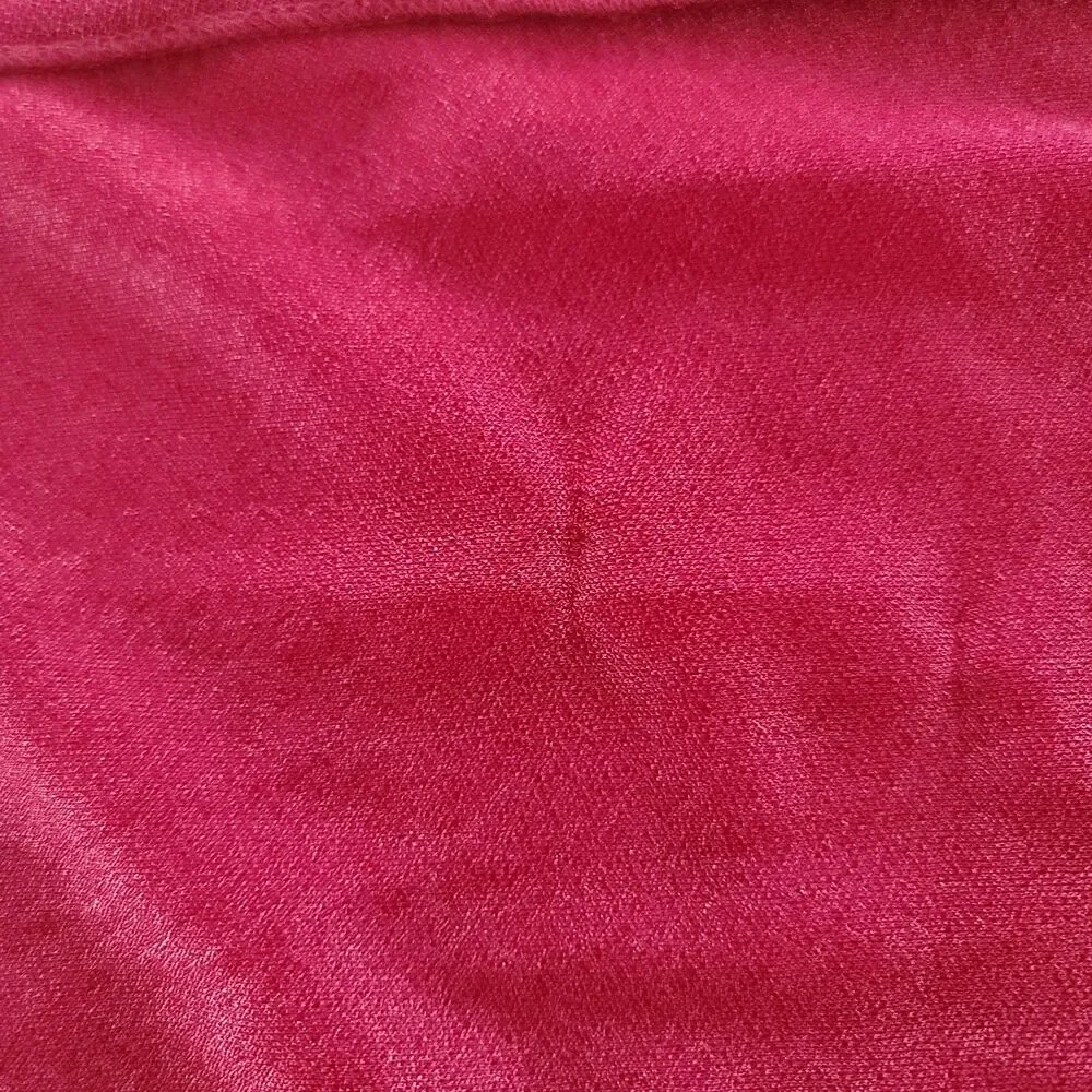 Sheer Window Scarf, set of 2, 112 x 29 inches Cranberry Red Burgundy Sparkle